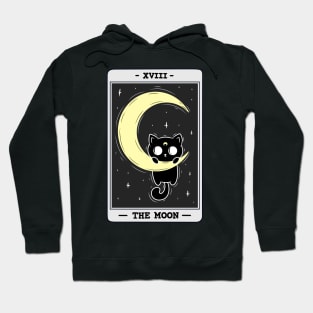 Cat Moon Tarot Card Hoodie